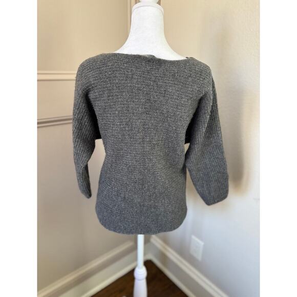 Ann Taylor With Cashmere Dolman Sleeve Ribbed Sweater Size S G0203 - Picture 4 of 5